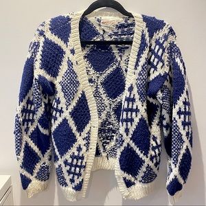 ❌Not Available❌ Vintage Blue Cardigan